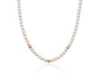 Collana Miluna Donna COLLANE PERLE BOULE E FANTASIA in Oro Perla PCL5631V
